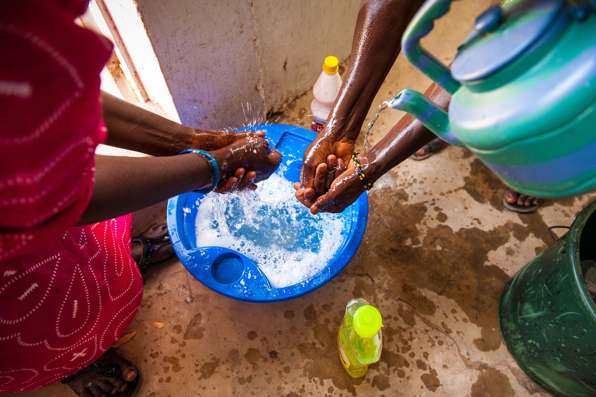 Hand wash in Senegal, West Africa